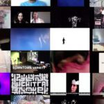 A collage of many different images of people.